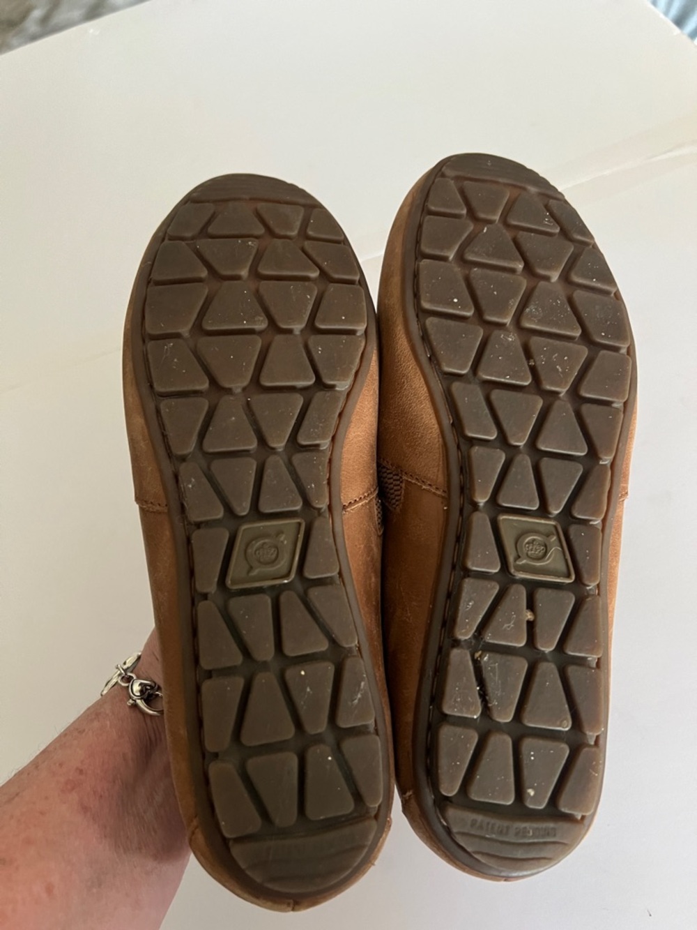 Born Tan Slip-On Leather Flats - Picture 6 of 7